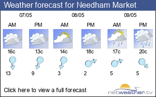 Weather forecast for Needham Market